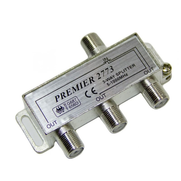 Делитель ТВ х 3 под F разъём 5-1000 МГц