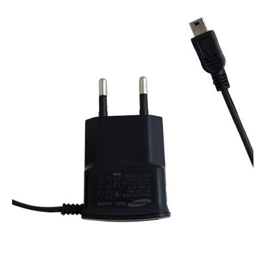 Зарядное устройство 5V 0,5A mini USB, 1 метр, ZZ-13
