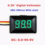 Цифровой вольтметр 0.0-99.9V DC 0.36 &quot; зеленый, B5-19 - Цифровой вольтметр 0.0-99.9V DC 0.36 " зеленый, B5-19