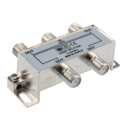 Делитель ТВ х 4 под F разъём 5-1000 МГц