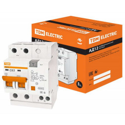 Автоматический выключатель АД12 2Р 63А 100мА