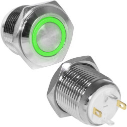 Кнопка антивандальная GQ16F-10E/J/G/N off-(on)