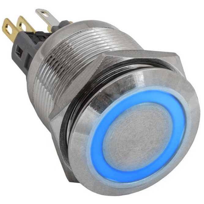 Кнопка антивандальная GQ22-11ZE/B/N on-off+off-on