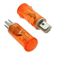 Неоновая лампа в корпусе MDX-14 orange 220V, K239-3
