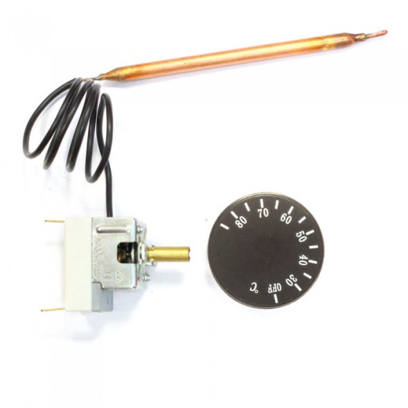 Термостат для электрических котлов 30-85°C с ручкой