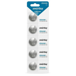 Батарейка CR2430 3V SmartBuy