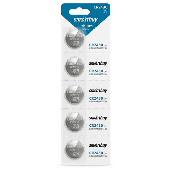 Батарейка CR2430 3V SmartBuy