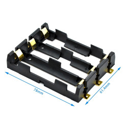 Отсек для Li-ion 3X18650 SMD монтаж