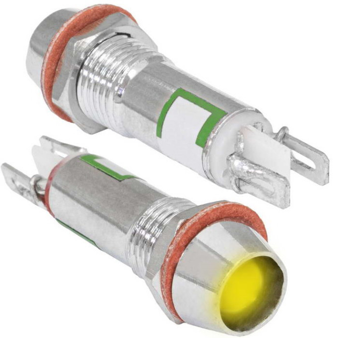 Светодиод в корусе L-614-Y 3v (6mm)