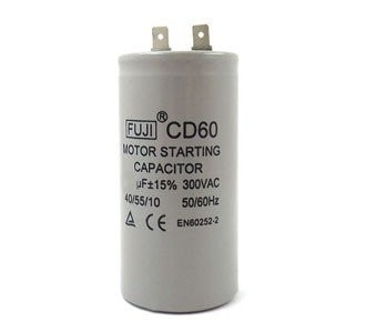 Конденсатор CD60 (1+1PIN) 150mF 300V 40x70mm, A6-3