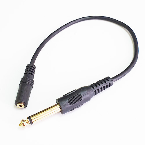 Кабель 6.35мм &quot;шт&quot; моно - 2.5мм &quot;гн&quot; моно, 0.3 метра