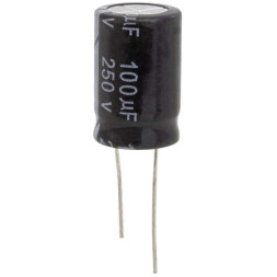 Конденсатор 100 UF 250V 105*C 16*25 (JWCO)