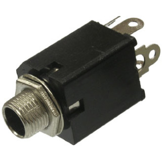 Гнездо 7-0079 / stereo 6.35 mm