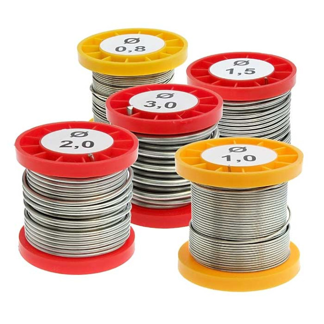 Припой ПОС 63 Т. d=0.8мм 50гр.Катушка