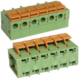 Клеммник нажимной RG142V-5.08-06P
