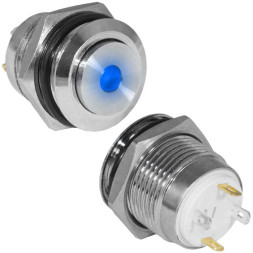 Кнопка антивандальная GQ16H-10D/J/B/N off-(on)