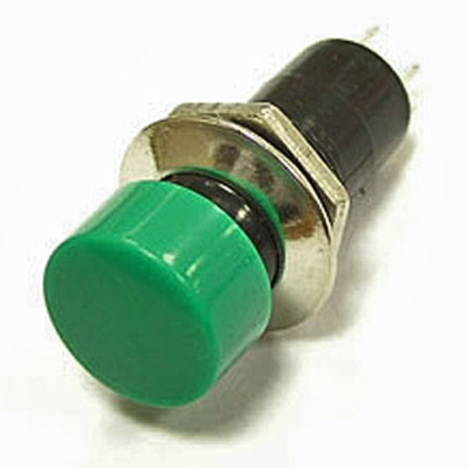 Кнопочный переключатель PBS-16B off-(on) зеленый