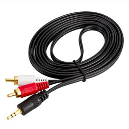 Кабель AV18 Jack 3.5mm (M) - 2xRCA (M), 1,5 метра, LivePower