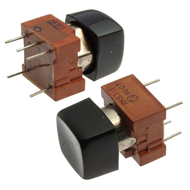 Кнопка ПКБ3-1 (черные)