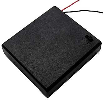 Батарейный отсек BH640 AA 4x1 закрытый с выключателем