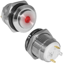Кнопка антивандальная GQ16H-10D/J/R/N off-(on)