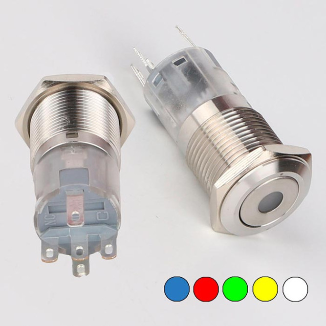 Кнопка антивандальная LAS2-GQF-11D/R on(on)