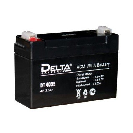 Аккумулятор Delta DT4035 4V, 3.5Ah, PB-11