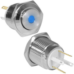 Кнопка антивандальная GQ16H-10D/JL/B/N off-(on)