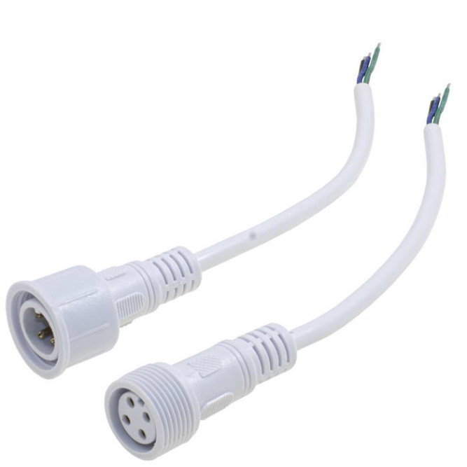 Разъем герметичный 4pin WP L=40 D=21.5mm 4*0.3mm2,4P-L