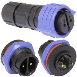 Разъем герметичный SZC16B-2P-M-FB