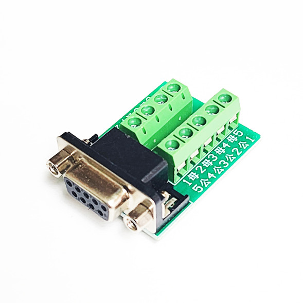 Разъем DB-9F на переходной плате