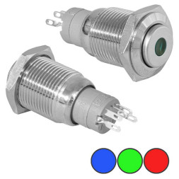 Кнопка антивандальная LAS2-GQH-11D/R on-(on)