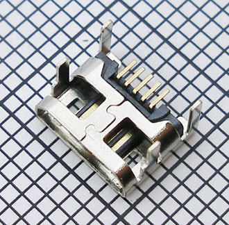 Гнездо MicroUSB 5pin №24