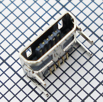 Гнездо MicroUSB 5pin №24