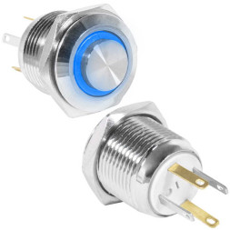 Кнопка антивандальная GQ16H-10E/JL/B/N off-(on)