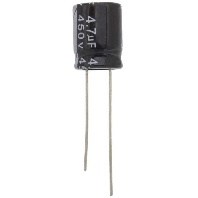 Конденсатор 4.7 UF 450V 105*C 10*13 (JWCO)