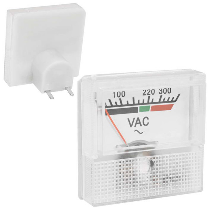 Щитовой прибор Вольтметр 300В 50гц (40х40)