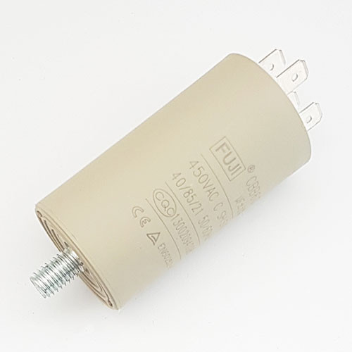 Конденсатор CBB60 +bottom bolt (2+2PINS) 35 мкФ 450 В 45x93