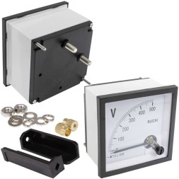 Щитовой прибор Вольтметр 500В 50гц (72х72)