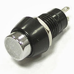 Кнопочный переключатель PBS-20B off-(on) металл