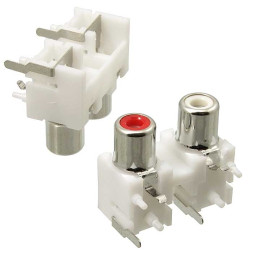 Разъем RCA RCA-216 гнездо на плату (RS-212)