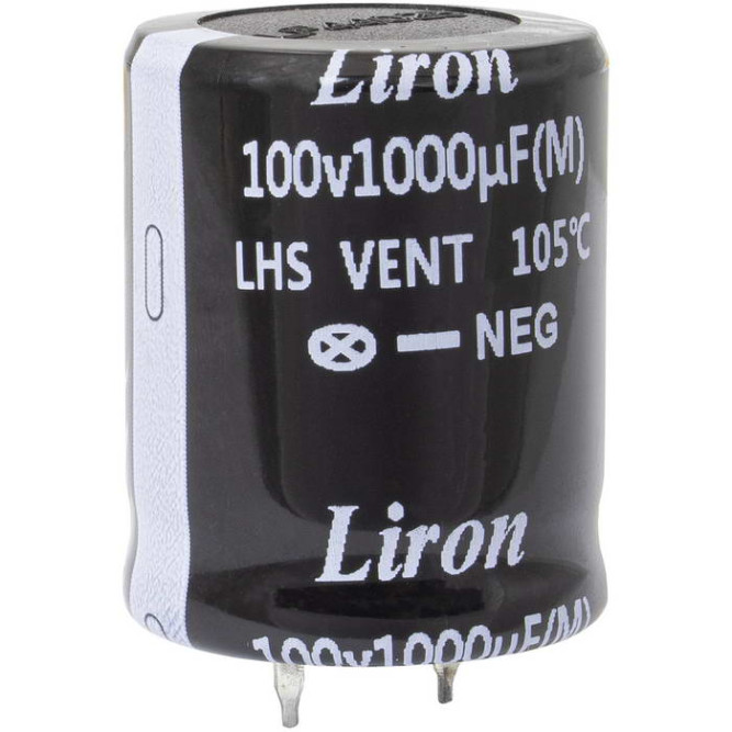 Конденсатор 1000 UF 100V 105*C 25*30 Liron