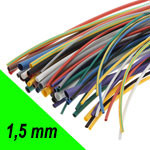 Термоусадка. 1.5 мм/зеленая/1 метр