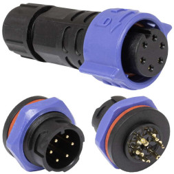 Разъем герметичный SZC16B-6P-M-FB