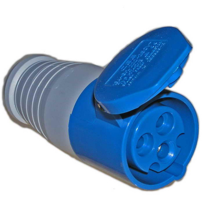 Силовой разъем 213 (2P+E 16A 220-240V~)