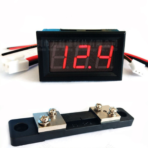 Цифровой амперметр 0-50.0A DC (шунт в комплекте)