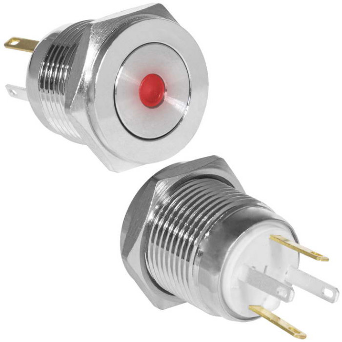 Кнопка антивандальная GQ16PF-10D/JL/R/N off-(on)