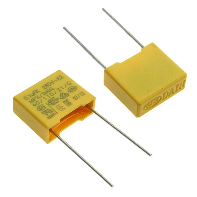 Конденсатор 0.1 uf 280VAC 10% (X2)