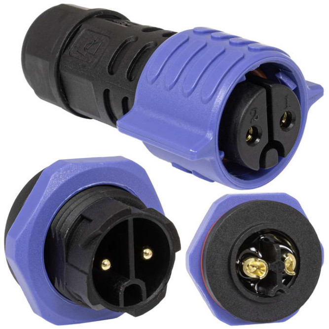 Разъем герметичный SZC20B-2P-M-FB