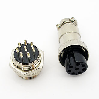 Разъем GX16 16M-8A  + 16M-8B
